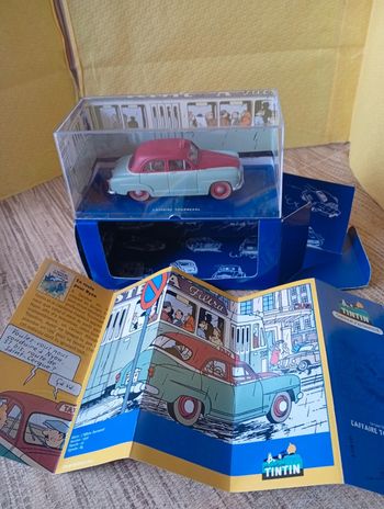 En voiture Tintin L'Affaire tournesol Hergé moulinsart 2003
