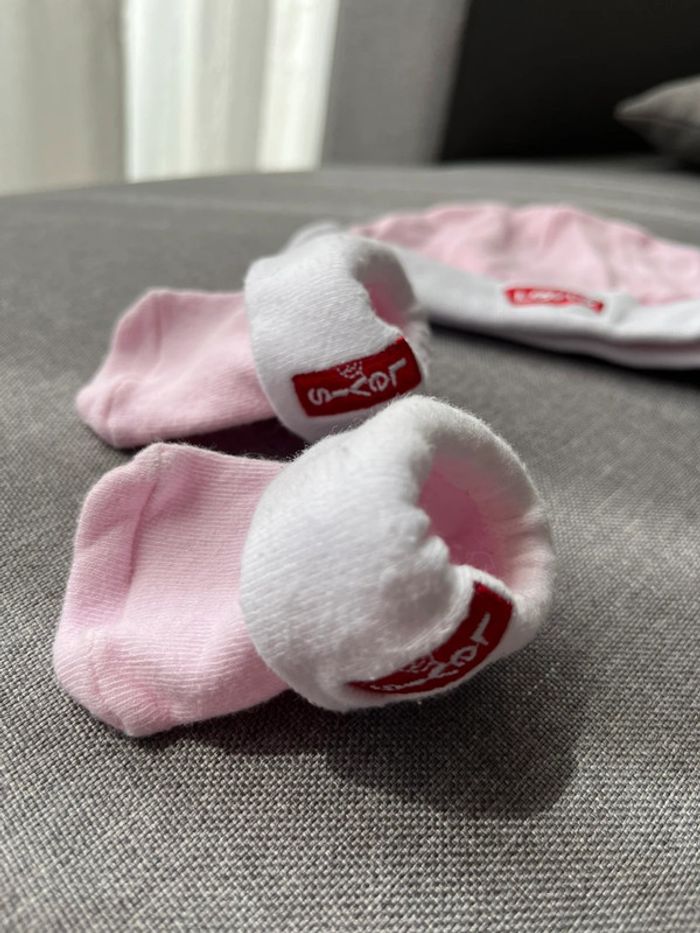 Bonnet chaussette bébé - photo numéro 3