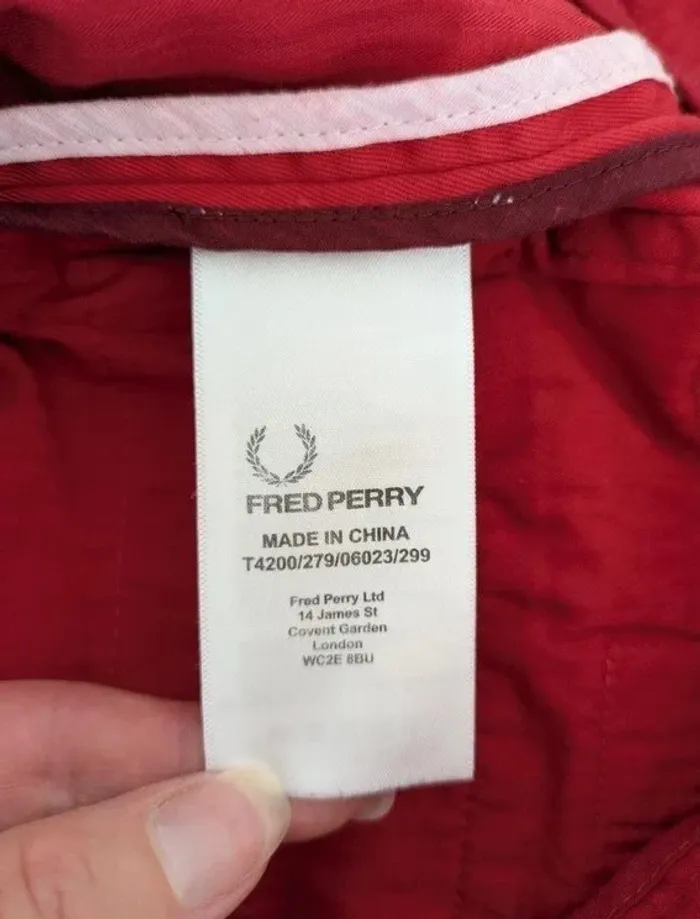 Pantalon en coton - Fred Perry - taille 30 (FR40) - photo numéro 4