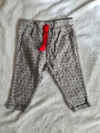 Pantalon gris Orchestra bébé fille 6 mois