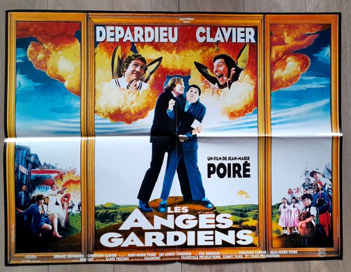 Affiche film cinéma Les anges gardiens depardieu clavier - photo numéro 2