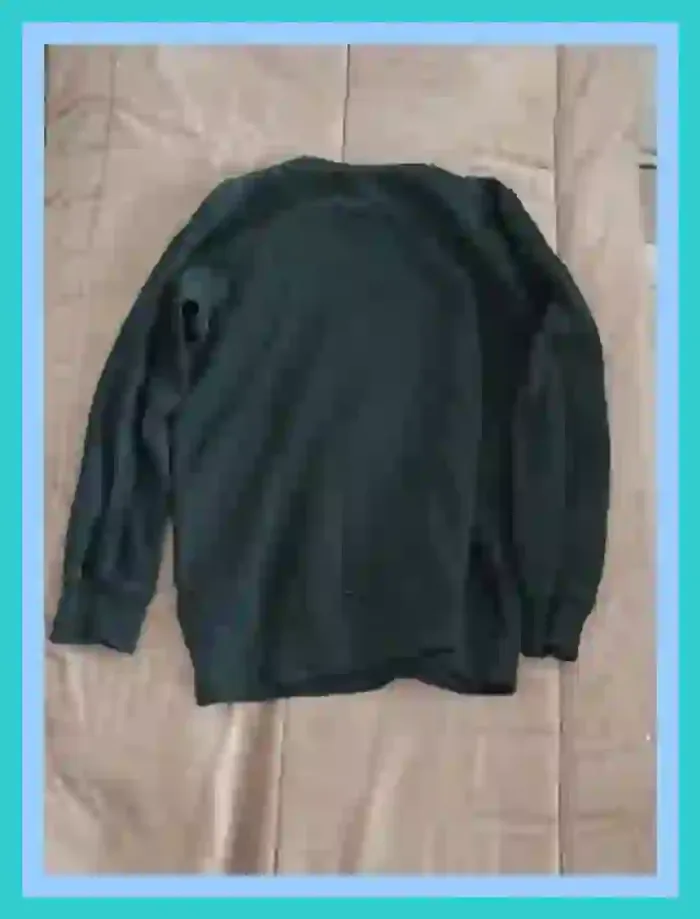 Sweat sans capuche la Redoute vert sapin garçon 14 ans - photo numéro 6