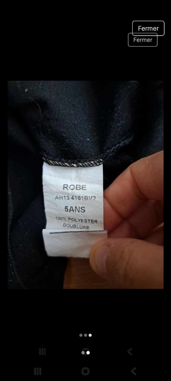 Robe de soiree ou de  noel fille - photo numéro 2