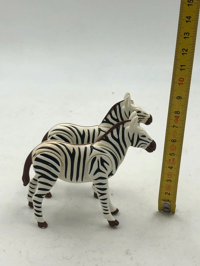 Figurines Playmobil Zoo / Savane duo de zèbres - photo numéro 8