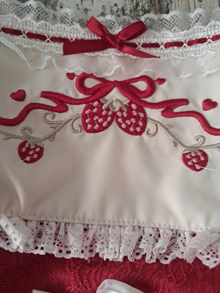 Ensemble 2 pièces Sweet Lolita broderie et dentelle - photo numéro 5