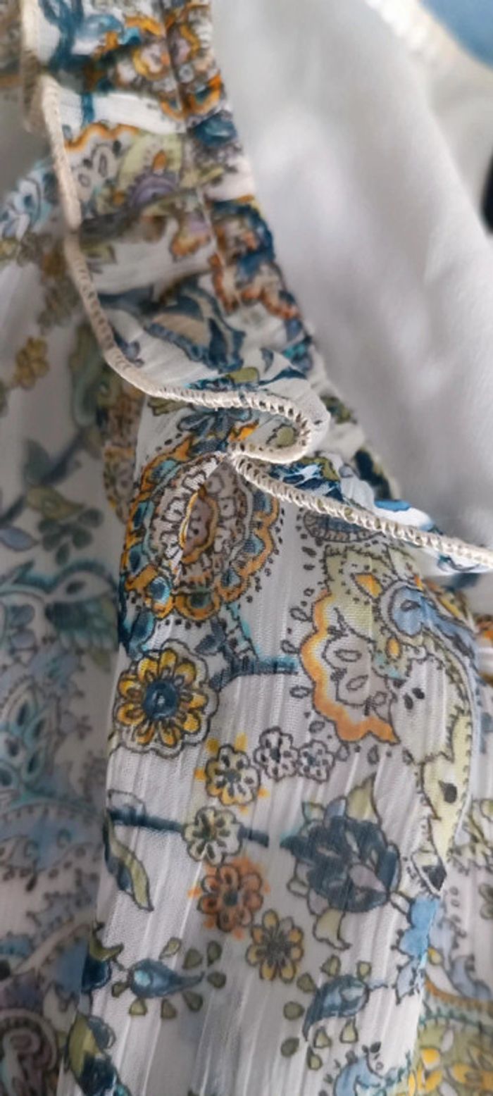 Joli haut fluide et doublé Zara basic Taille L - photo numéro 5