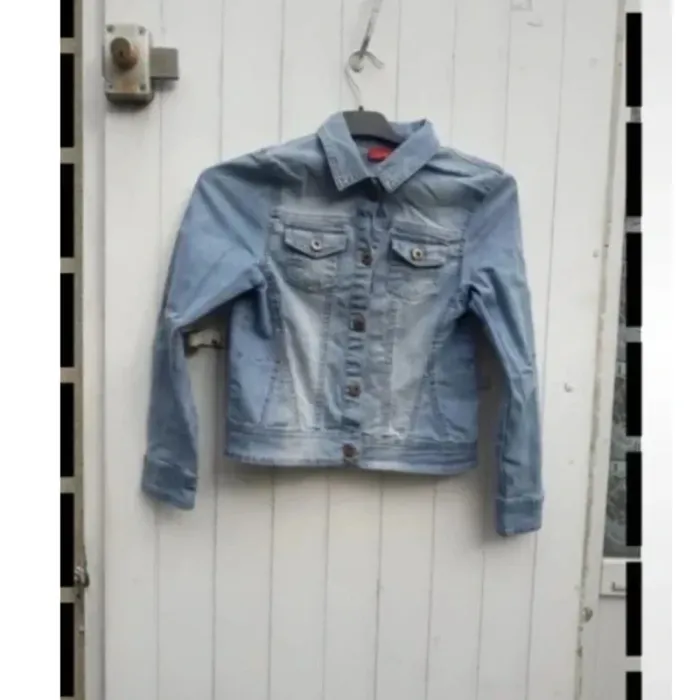 Veste en Jean bleu fille - Taille 10 ans - Tissaia