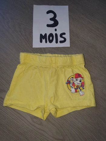 Short 3mois 62cm