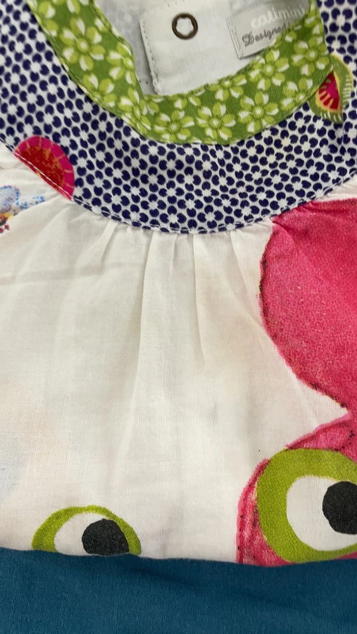 Robe + chaussons catimini 6mois - photo numéro 2