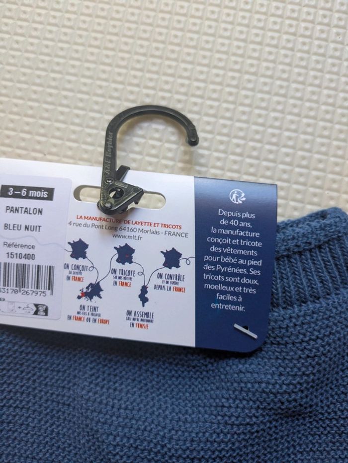 Pantalon tricot bébé la manufacture de layette - photo numéro 5