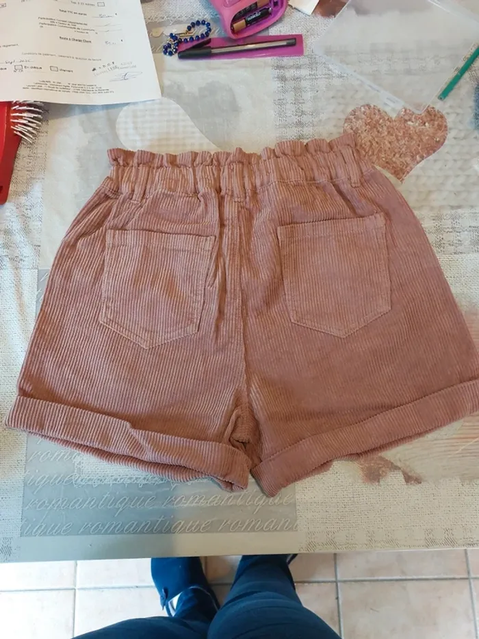 Short en velours neuf Vertbaudet 10A - photo numéro 7