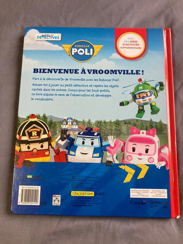 Livre robocar poli bienvenue à vroumville - photo numéro 2