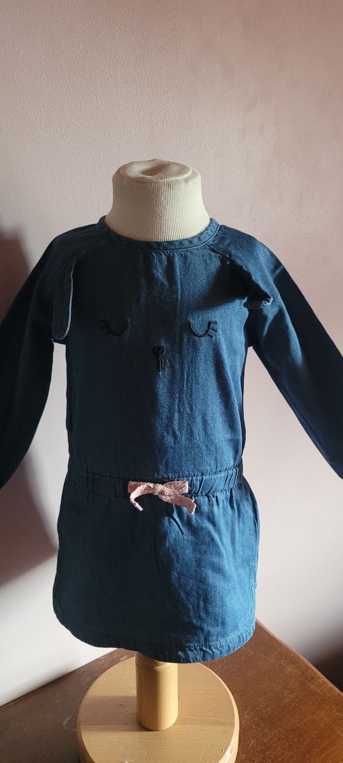 Robe manches longues en jean's