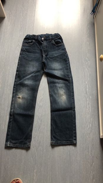 Jean taille ajustable