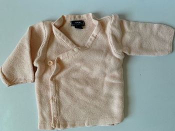 Gilet naissance kiabi 0 mois