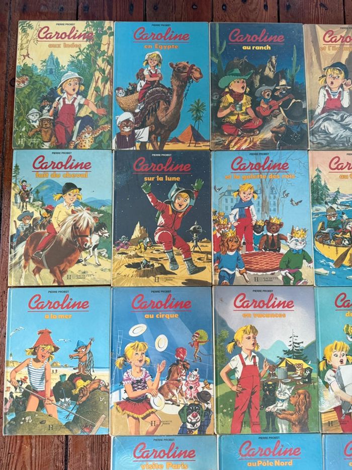 État satisfaisant - Lot de 18 livres anciens Caroline Pierre Probst Hachette vintage - photo numéro 4