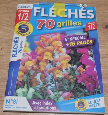 Livre de mots fléchés neuf