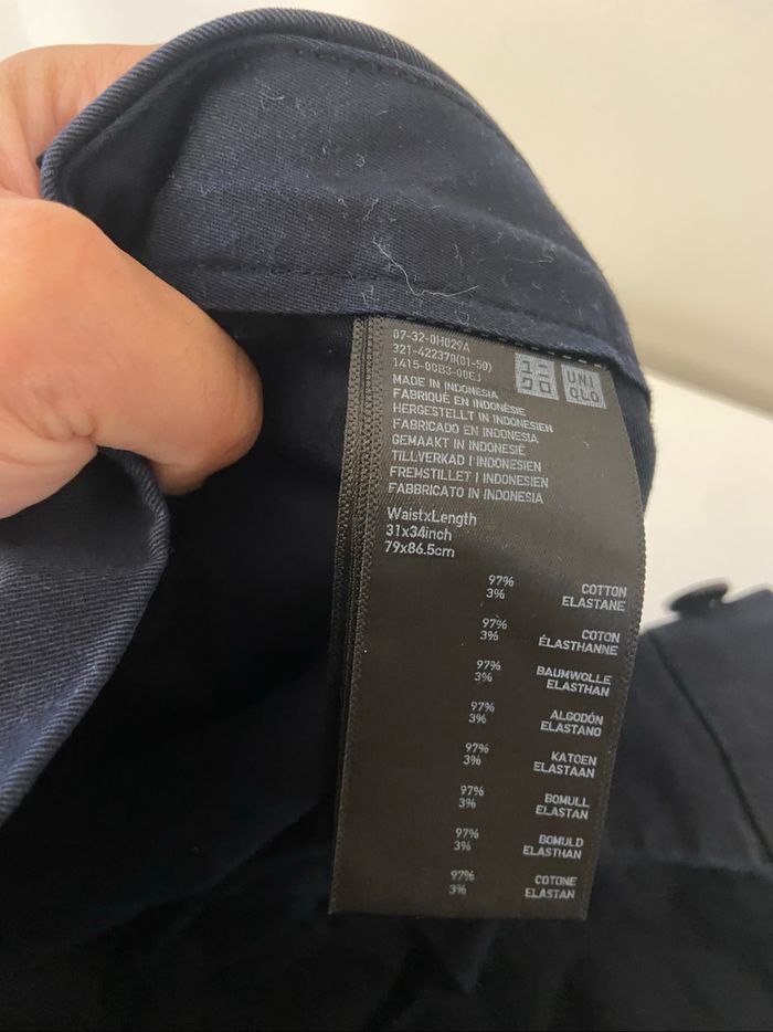 Chino marine homme W31xL34 - photo numéro 5