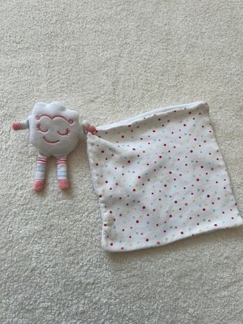 Doudou plat mouchoir brioche