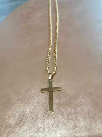 Collier et pendentif spirituel croix chrétienne
