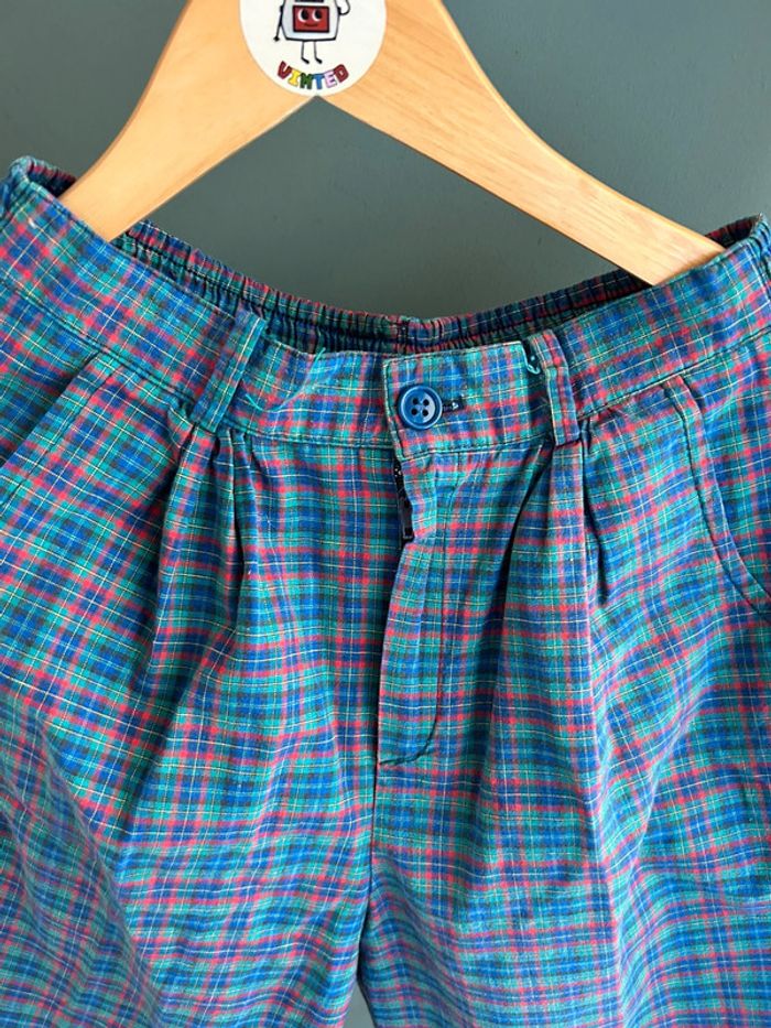 Short à carreaux vintage 6A - photo numéro 3