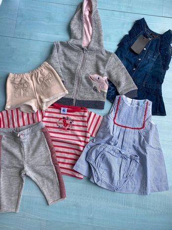 Lot vêtements fille 6 mois