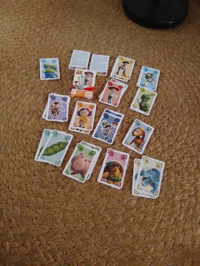 jeu de carte toys story 2 en 1 - mistigris ou mémoire - photo numéro 4