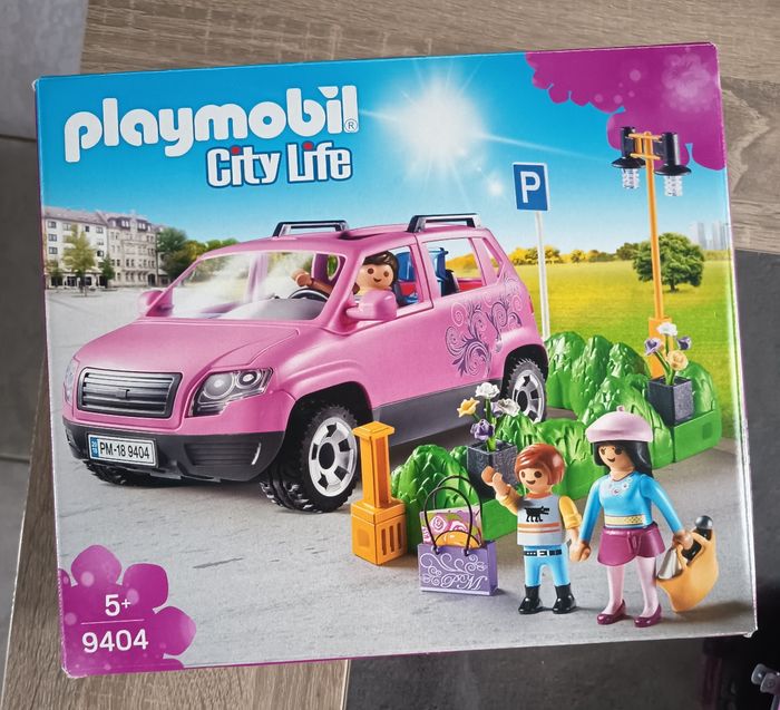Playmobil City life 9404 voiture rose