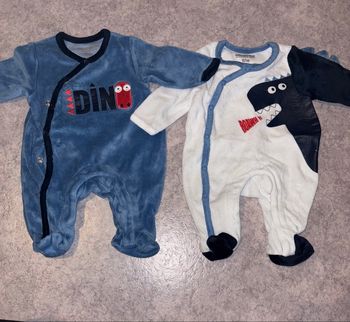 Pyjamas velours 0M