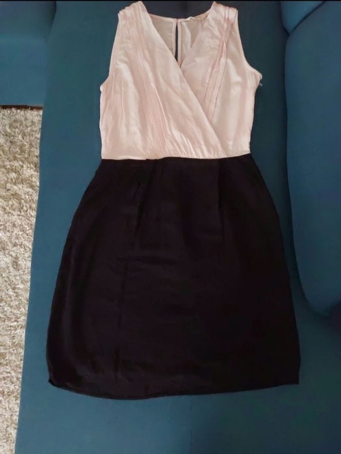 Robe courte bicolore naf naf