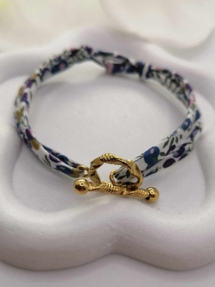 Bracelet liberty fermoir en acier inoxydable - photo numéro 3