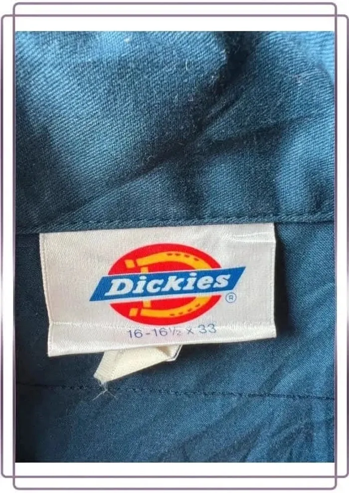 Chemise bleu homme Dickies taille XL Men shirt - Herrenhemd - Camicia uomo - photo numéro 7