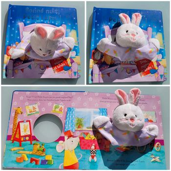 Très beau livre marionnette Bonne nuit, petit lapin! 🐇 57