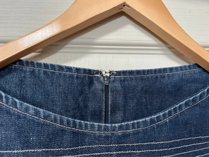 Robe en jeans Versace -taille 40 très bon état - photo numéro 5