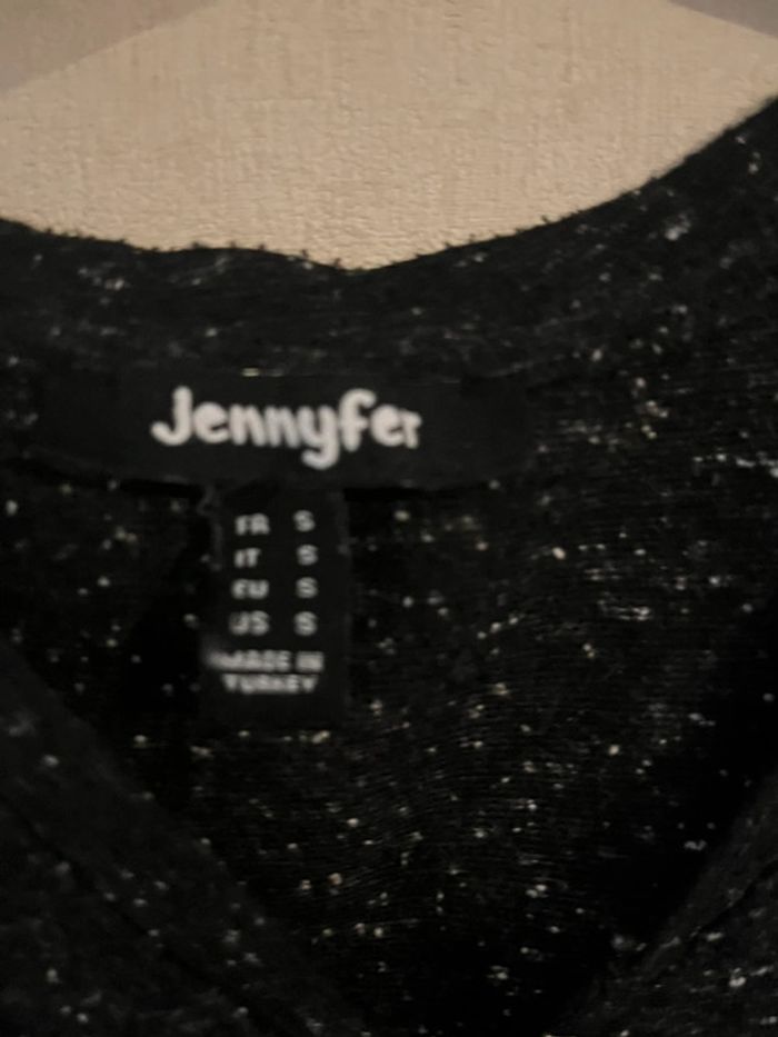 T-shirt noir moucheté noir - photo numéro 3