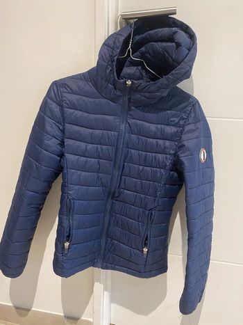 Veste matelassée bleue jennyfer