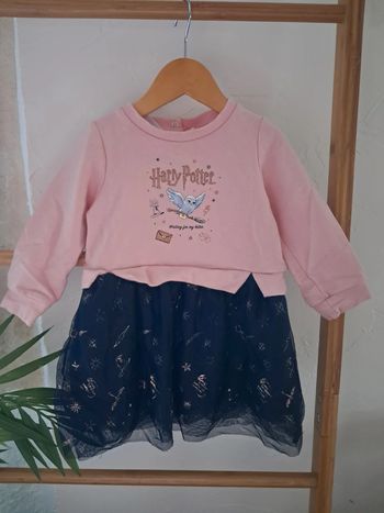 Robe sweat et tulle harry potter 18m très bon état