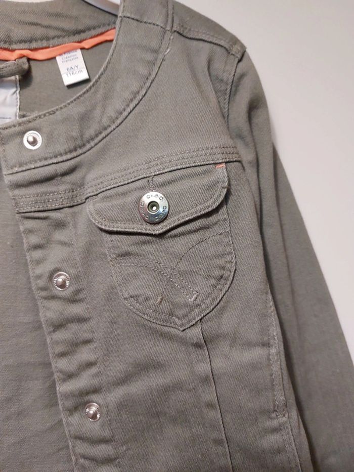 Veste en jean neuve Okaïdi 6A - photo numéro 5