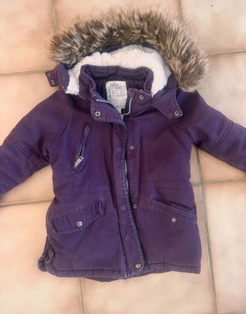 Manteau hiver parkas vertbaudet taille 6 ans