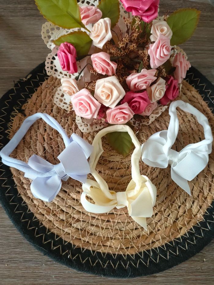 🎀Lot de 3 Bandeaux bébé filles🎀 - photo numéro 3