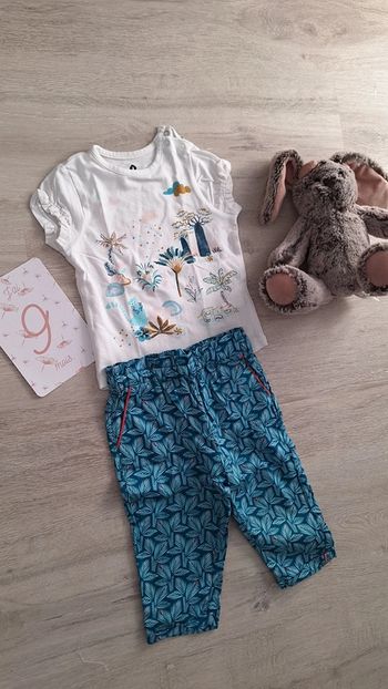 Ensemble bleu 9 mois