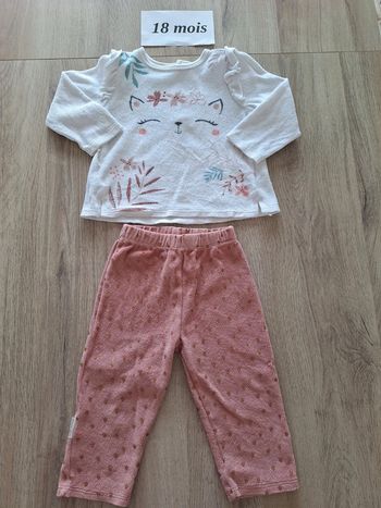 Pyjama 2 pièces petit beguin 18 mois