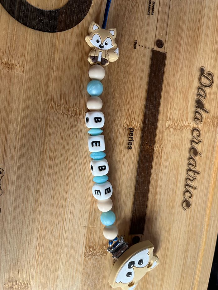 Attaches tétine personnalisé Renard