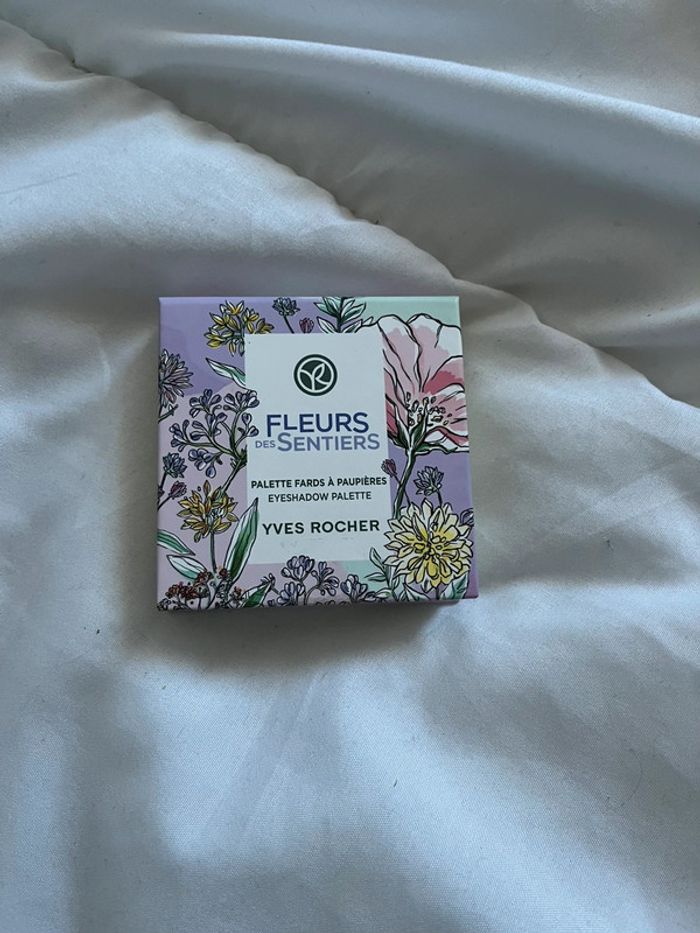 Palette de fard à paupière Yves Rocher édition limitée Fleurs des sentiers