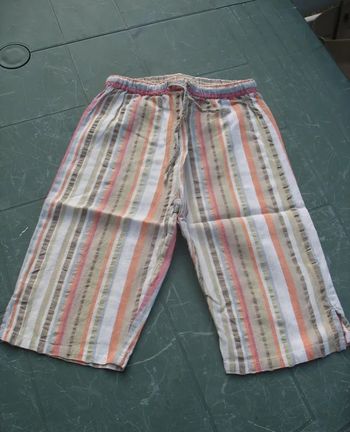 PANTALON FLUIDE RAYÉ BÉBÉ FILLE "DU PAREIL AU MÊME" - 23 MOIS - n°01