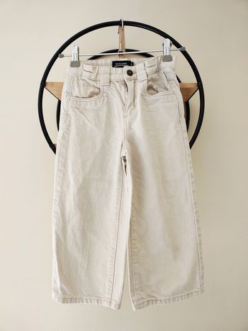 5 ans pantalon jean creme monoprix