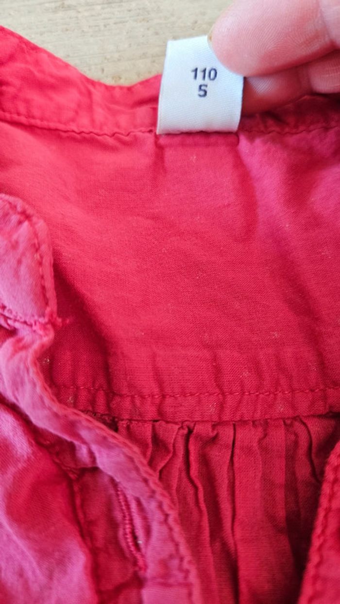 Robe rose légère, sans manche avec volants, Pebble Stone, 5 ans - photo numéro 7
