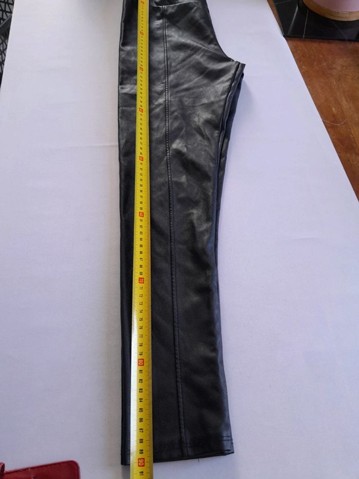 Leggings simili cuir made in italy taille xs ou s - photo numéro 11