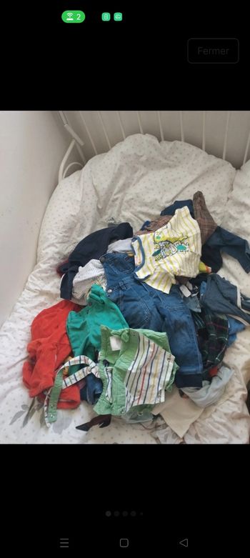 Lot vêtements garçon 9/18 mois
