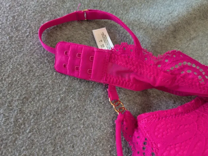 Sublime soutien-gorge push up rose fushia 95B - photo numéro 5